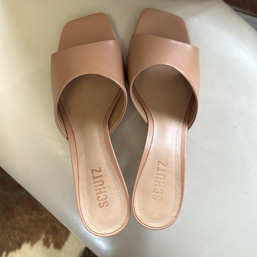 Schutz Open Toe Heels - Picture 3 of 9